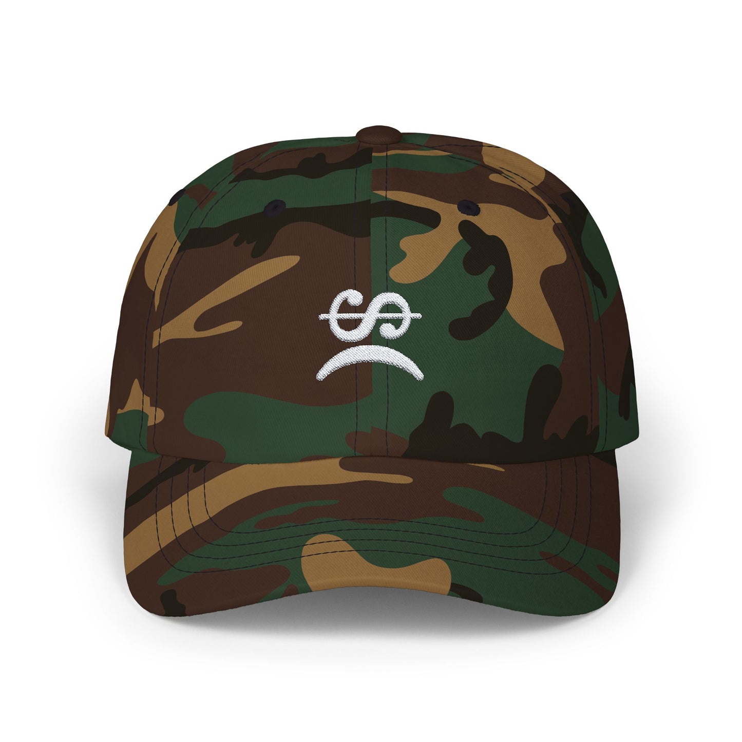 Money Frown Embroidered Cap