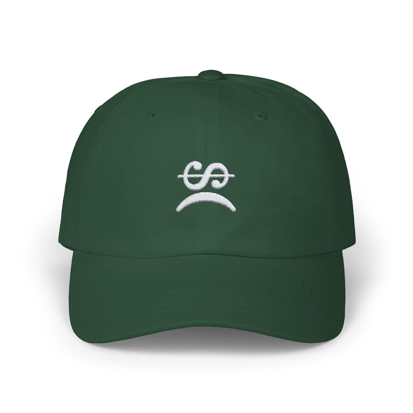 Money Frown Embroidered Cap