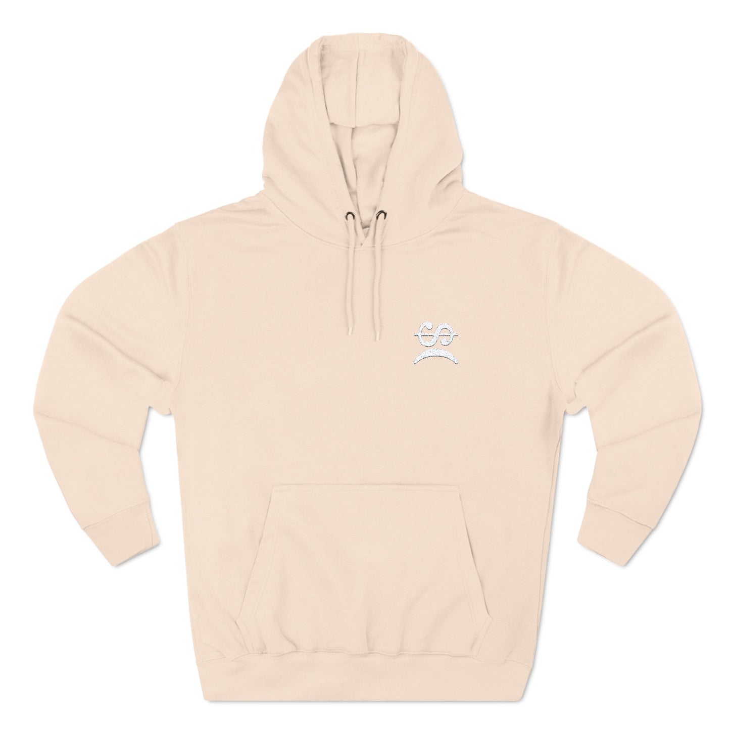 Money Frown Embroidered Hoodie