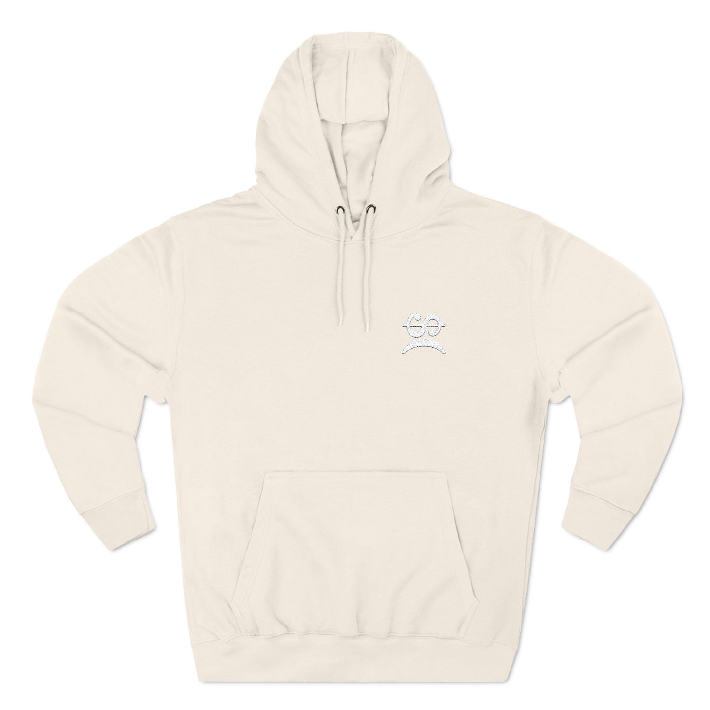 Money Frown Embroidered Hoodie