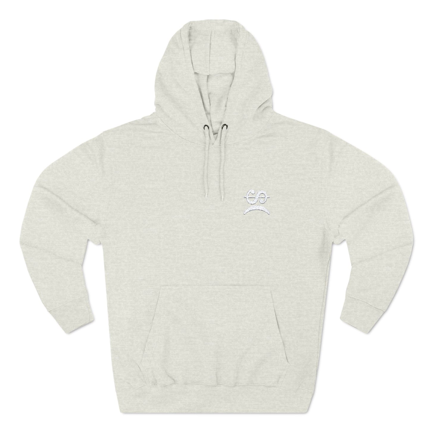 Money Frown Embroidered Hoodie