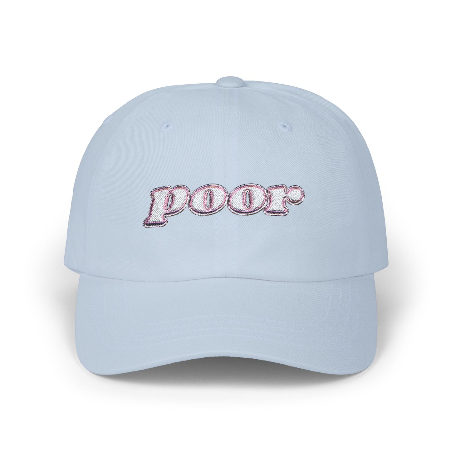 Poor Embroidered Cap