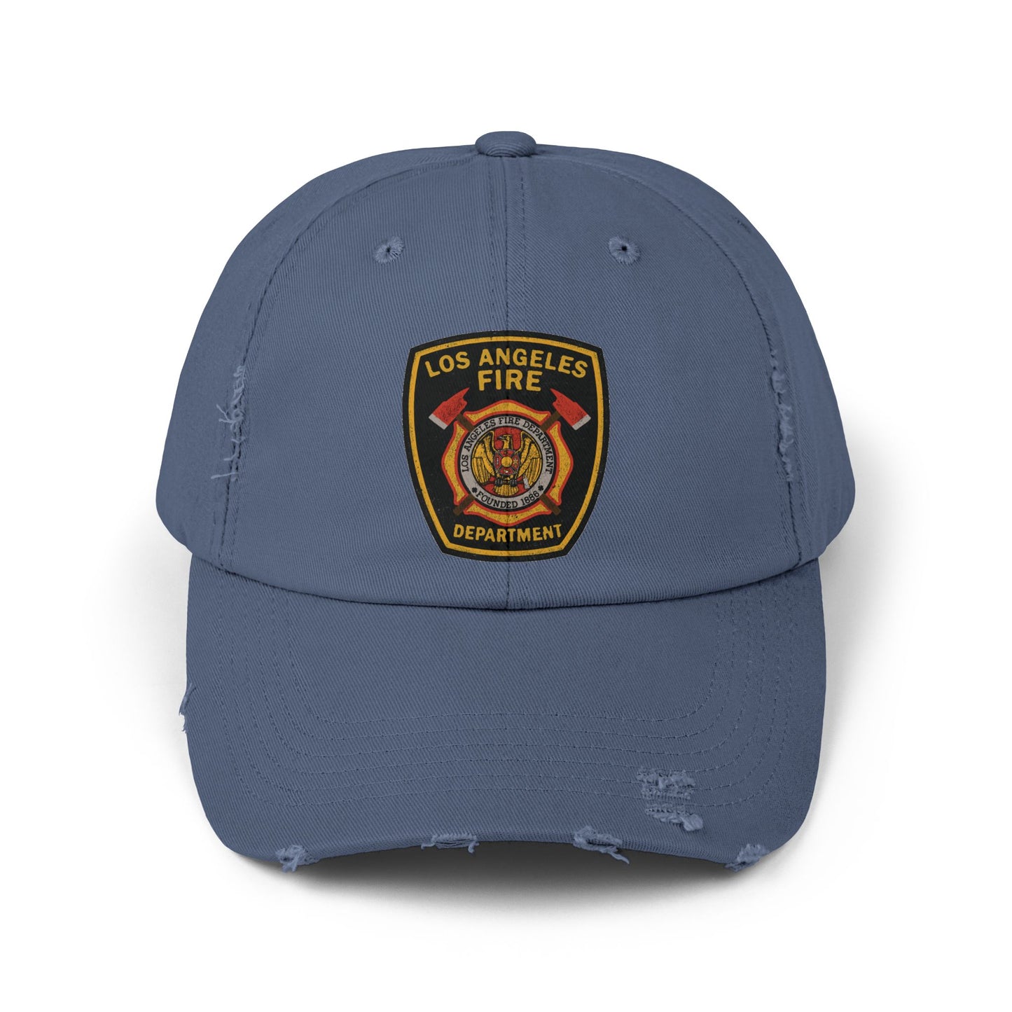 Vintage Los Angeles Fire Department Distressed Cap