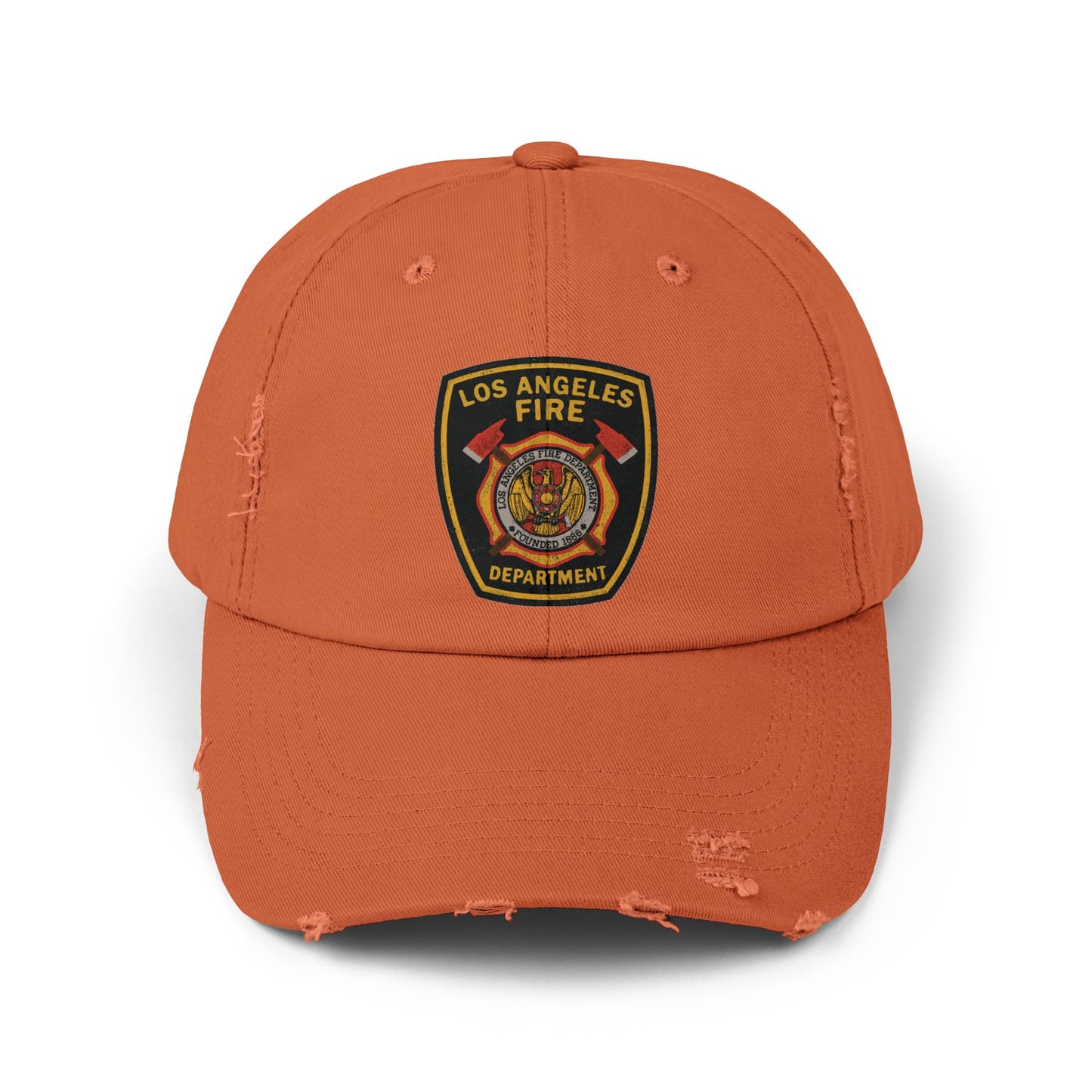 Vintage Los Angeles Fire Department Distressed Cap