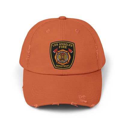 Vintage Los Angeles Fire Department Distressed Cap