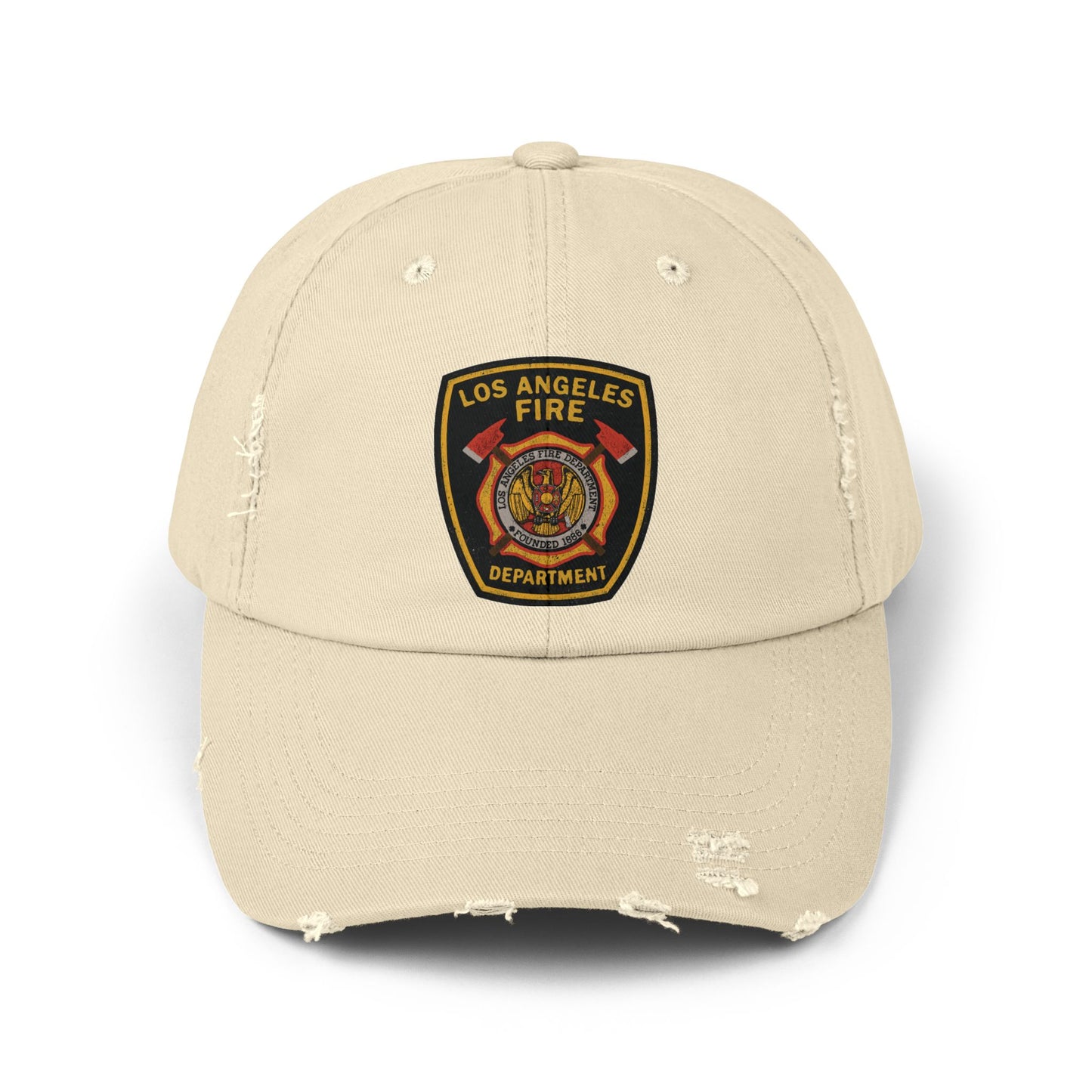 Vintage Los Angeles Fire Department Distressed Cap
