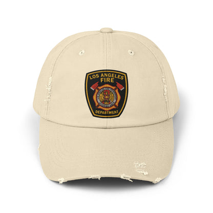 Vintage Los Angeles Fire Department Distressed Cap