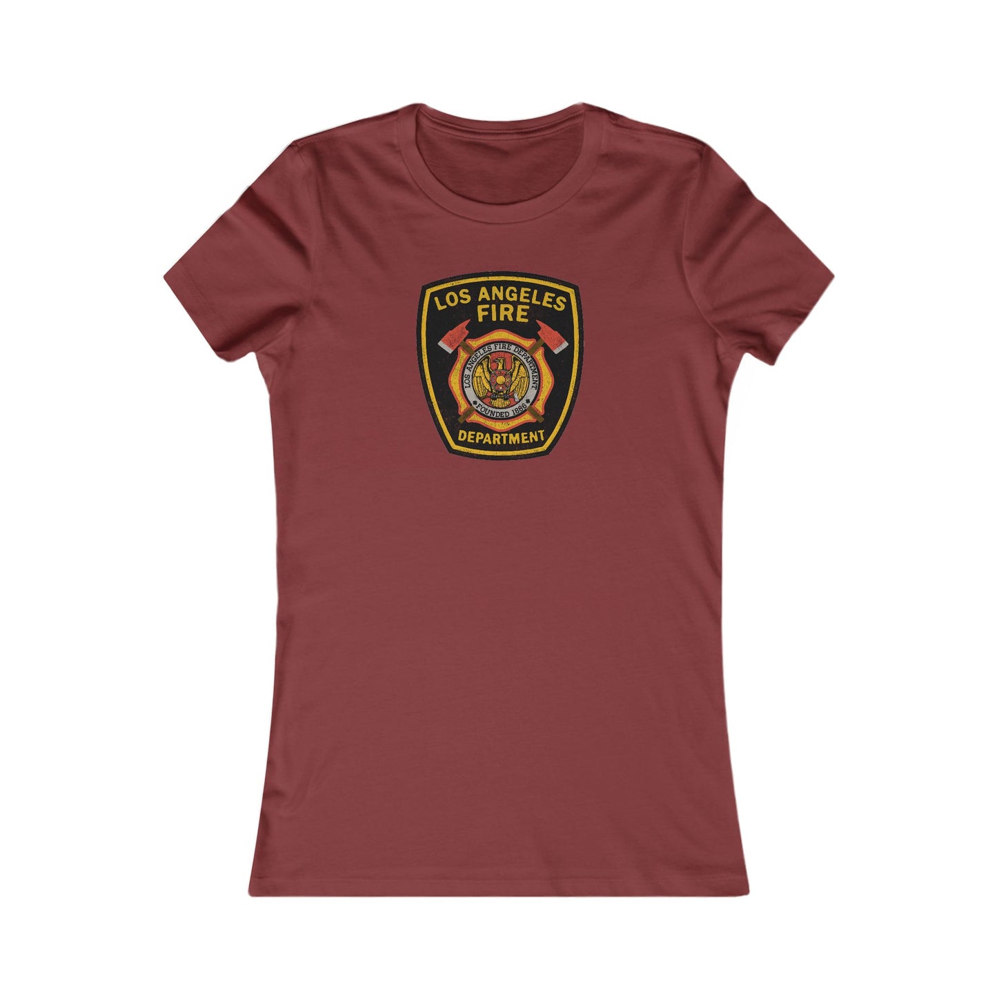 Los Angeles Fire Department Slim Tribute Tee (Women's)