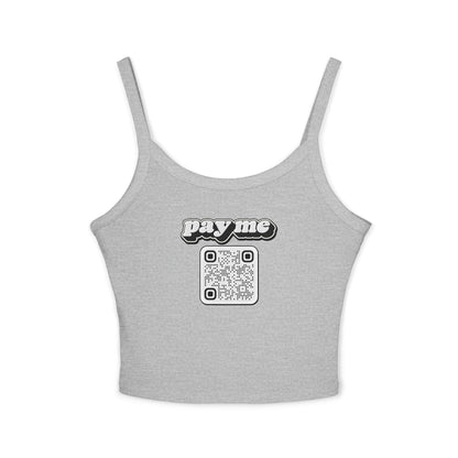 Pay Me Tank with Custom QR Code (Women's)