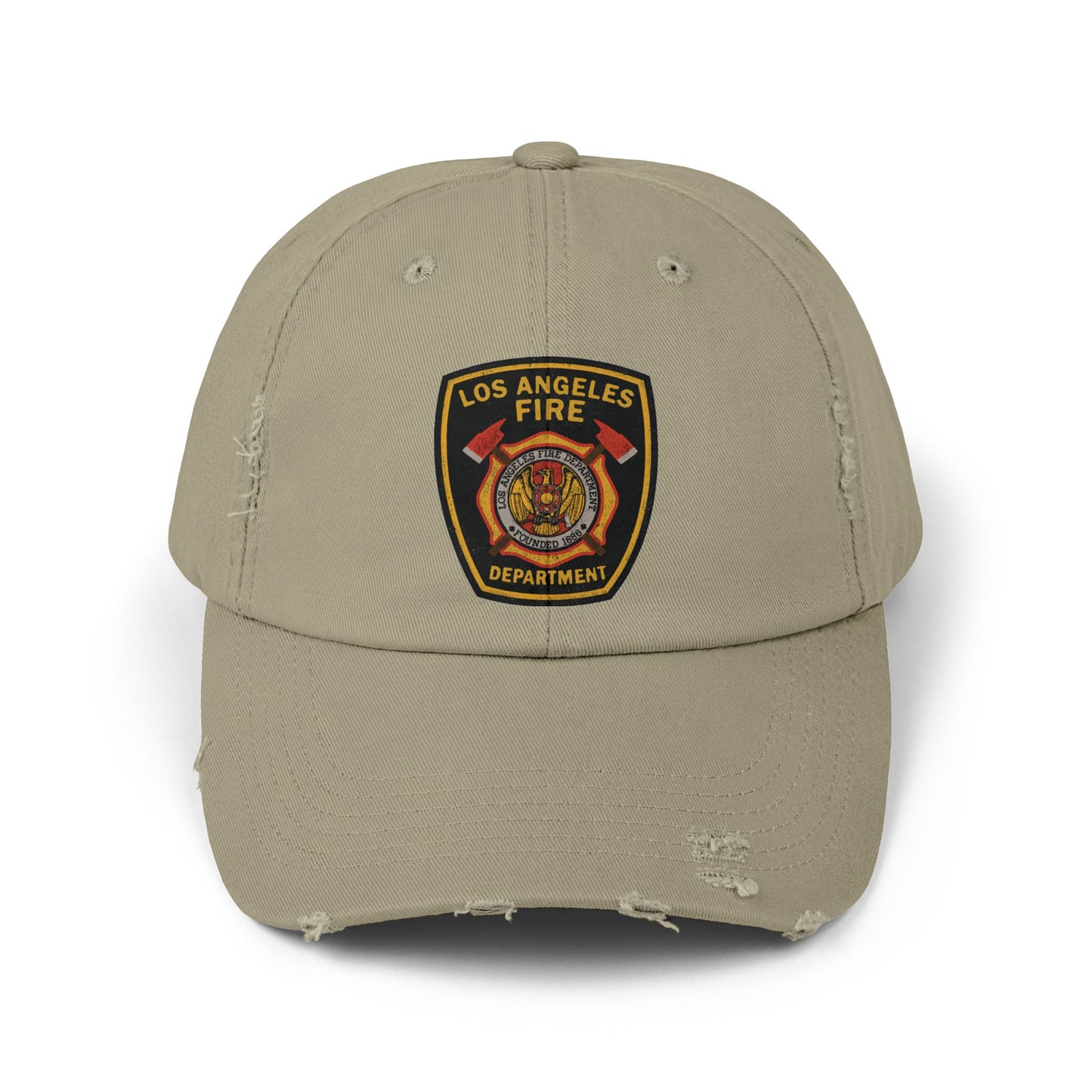 Vintage Los Angeles Fire Department Distressed Cap
