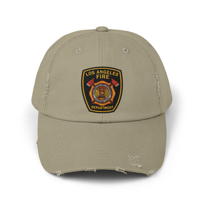 Vintage Los Angeles Fire Department Distressed Cap