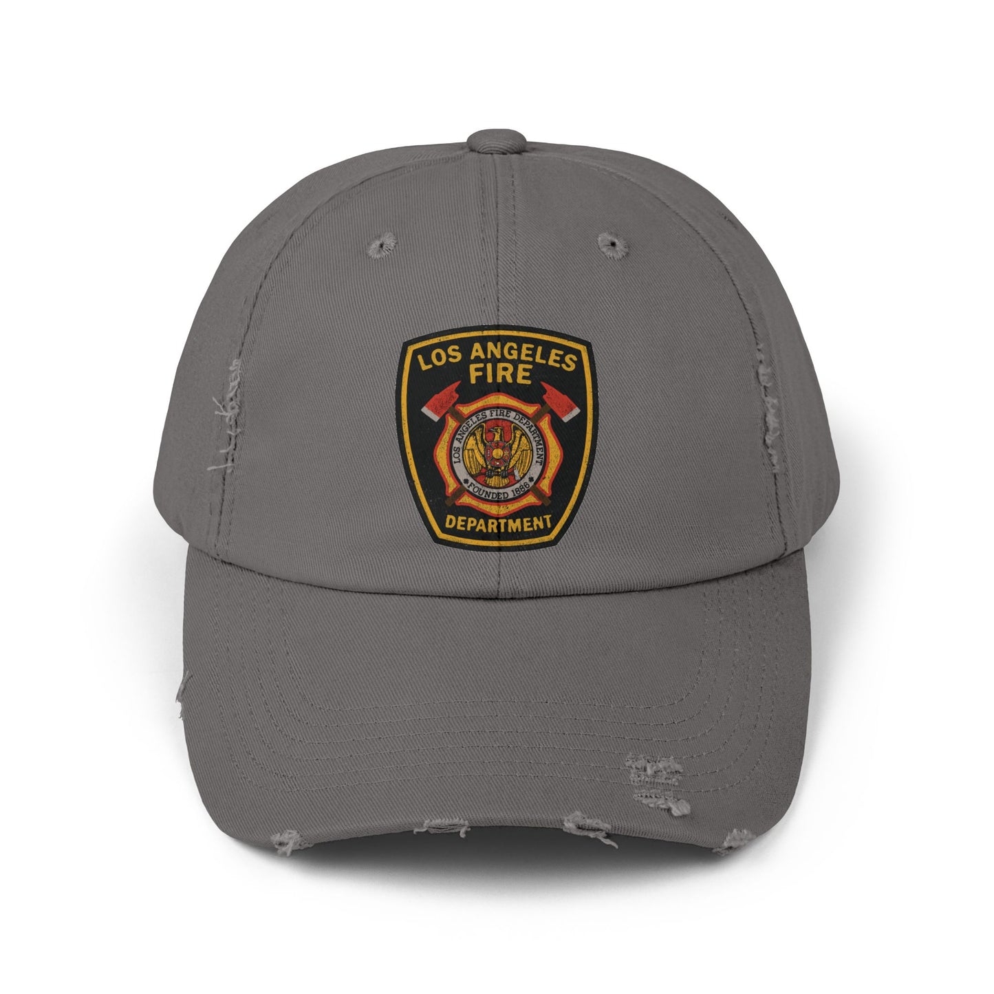 Vintage Los Angeles Fire Department Distressed Cap