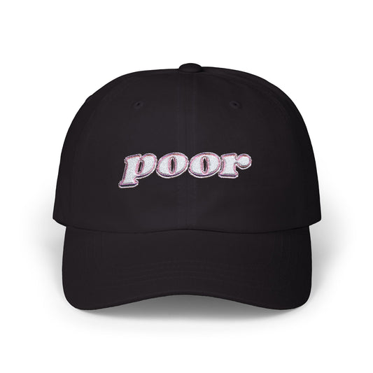 Poor Embroidered Cap