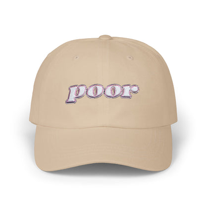 Poor Embroidered Cap