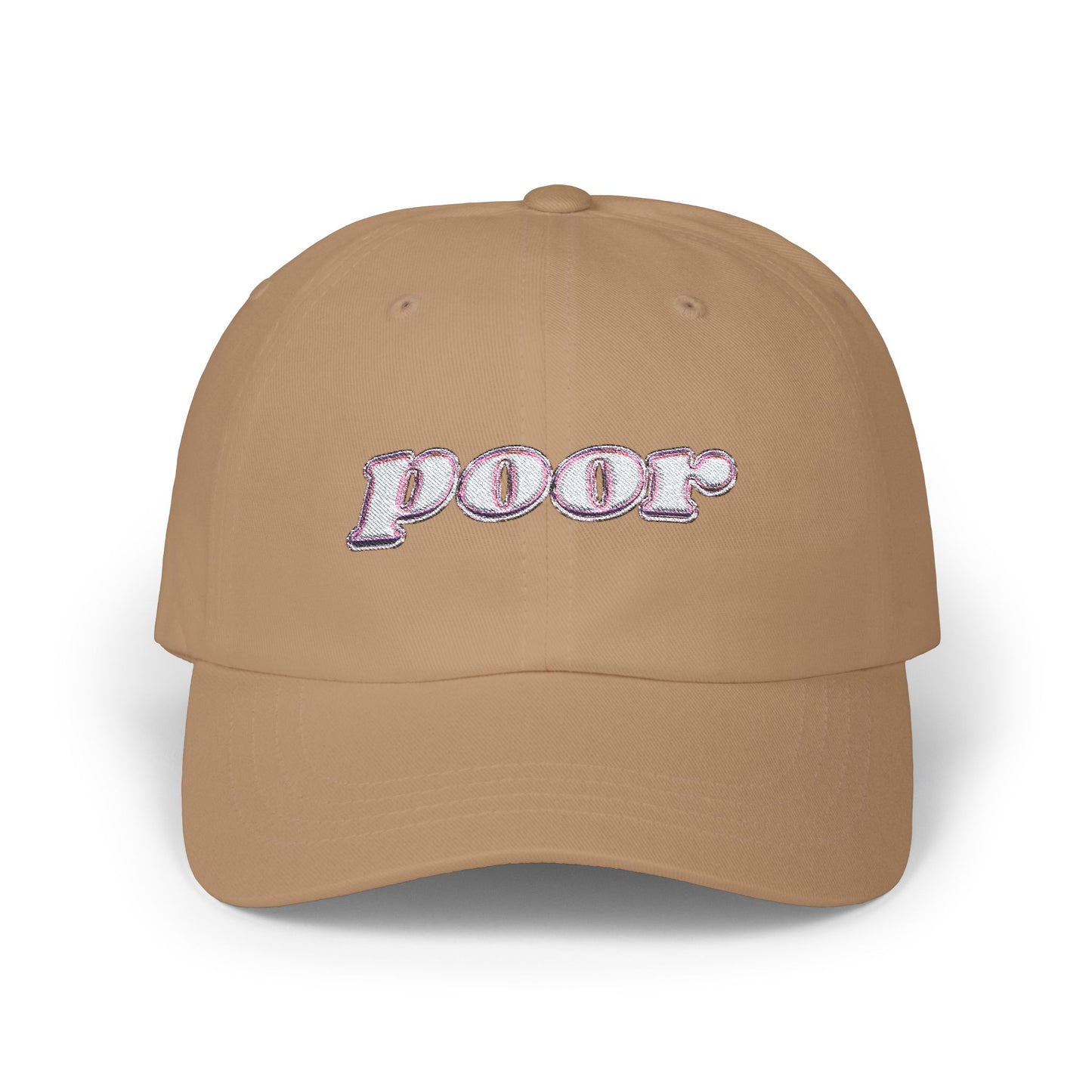 Poor Embroidered Cap