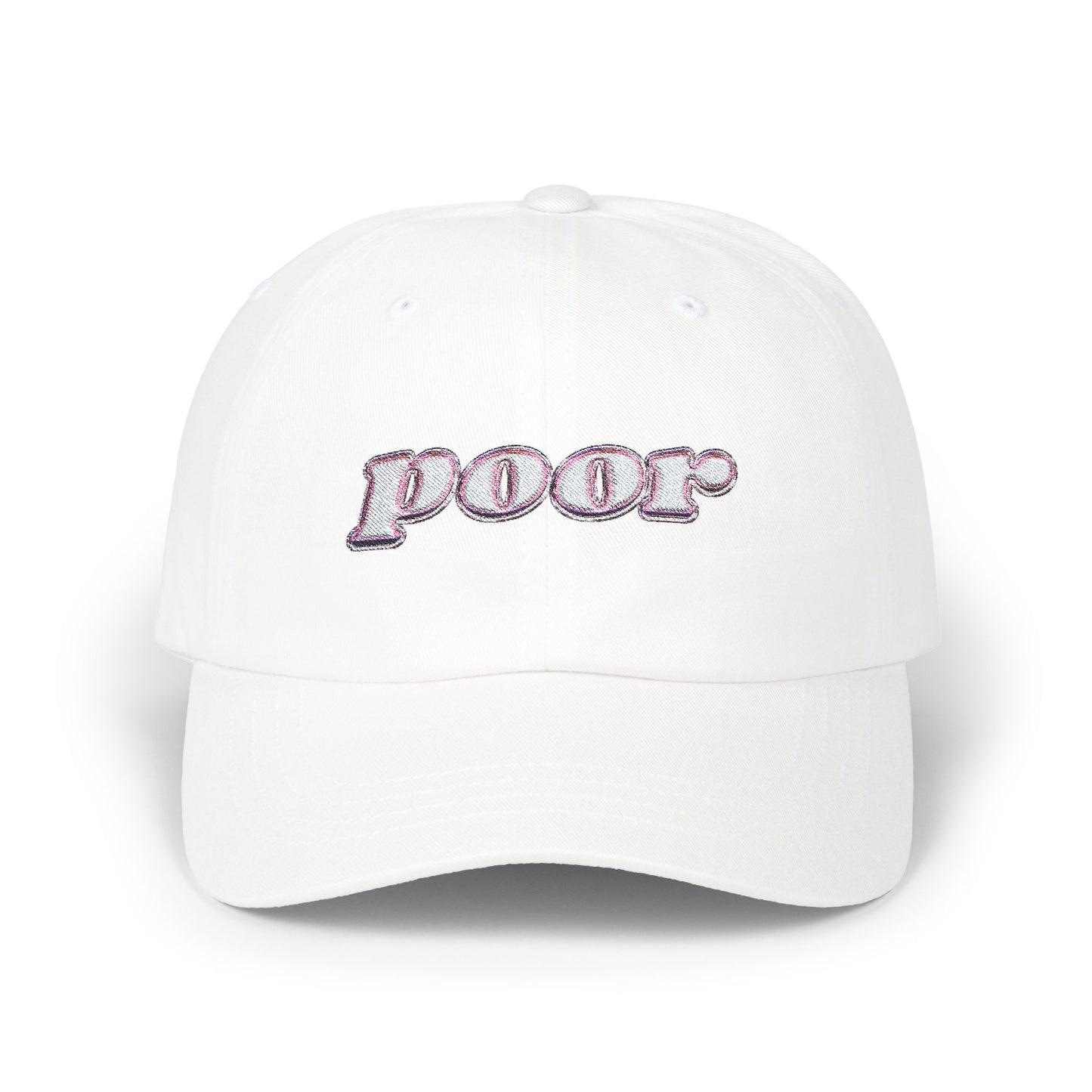 Poor Embroidered Cap