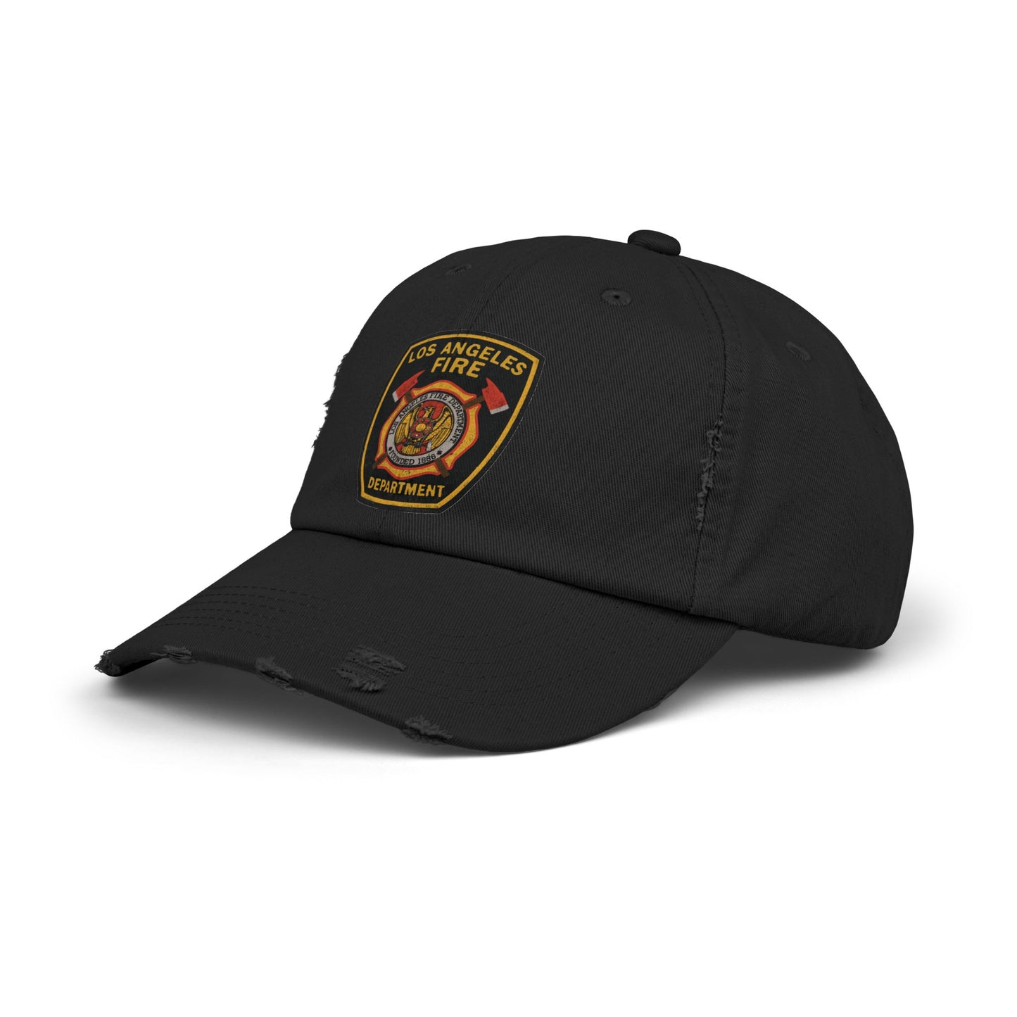Vintage Los Angeles Fire Department Distressed Cap